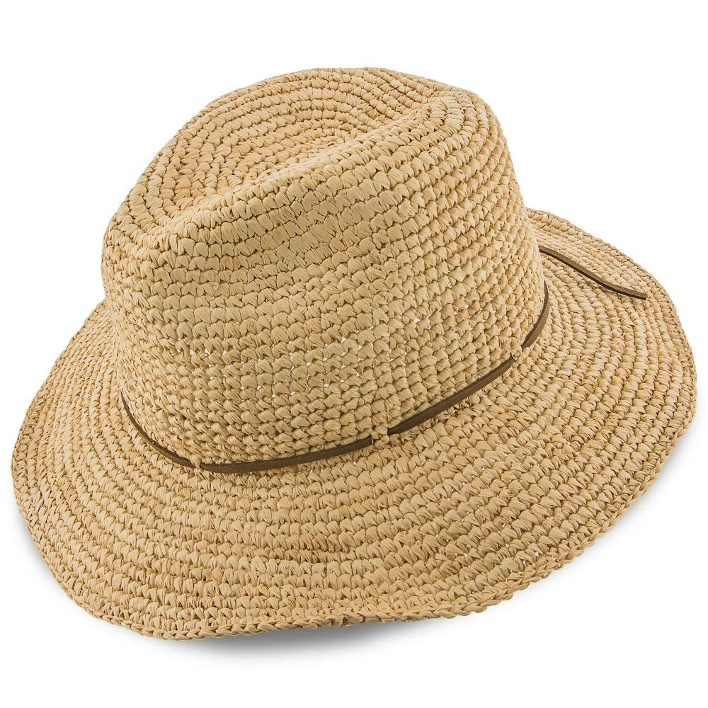 Coupon ๐ฅฐ Men Lola - Scala LR672OS Tea Crocheted Raffia Straw Safari Hat ๐ฅฐ 2 Men Lola - Scala LR672OS Tea Crocheted Raffia Straw Safari Hat
