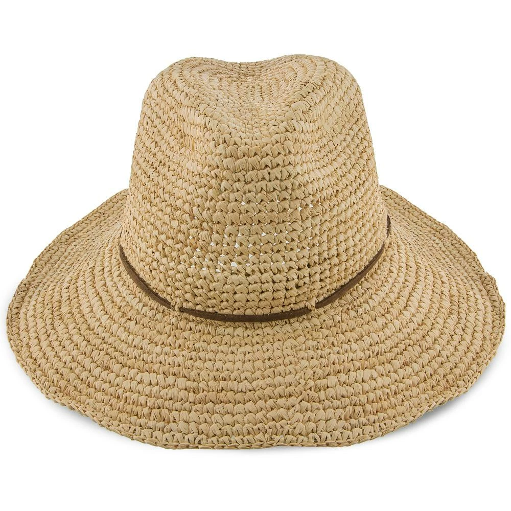 Coupon ๐ฅฐ Men Lola - Scala LR672OS Tea Crocheted Raffia Straw Safari Hat ๐ฅฐ 4 Men Lola - Scala LR672OS Tea Crocheted Raffia Straw Safari Hat