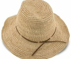 Coupon ๐ฅฐ Men Lola - Scala LR672OS Tea Crocheted Raffia Straw Safari Hat ๐ฅฐ 21 Men Lola - Scala LR672OS Tea Crocheted Raffia Straw Safari Hat