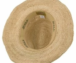 Coupon ๐ฅฐ Men Lola - Scala LR672OS Tea Crocheted Raffia Straw Safari Hat ๐ฅฐ 25 Men Lola - Scala LR672OS Tea Crocheted Raffia Straw Safari Hat