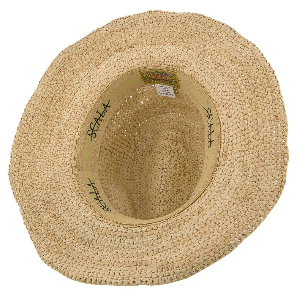 Coupon ๐ฅฐ Men Lola - Scala LR672OS Tea Crocheted Raffia Straw Safari Hat ๐ฅฐ 12 Men Lola - Scala LR672OS Tea Crocheted Raffia Straw Safari Hat