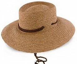 Longshore - Scala Tea Braided Raffia Wide Brim Hat Men