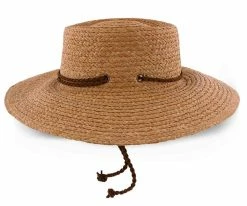 Longshore - Scala Tea Braided Raffia Wide Brim Hat Men