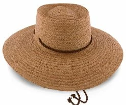 Longshore - Scala Tea Braided Raffia Wide Brim Hat Men