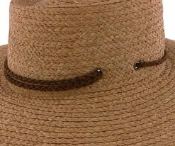 Longshore - Scala Tea Braided Raffia Wide Brim Hat Men