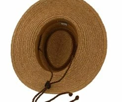 Longshore - Scala Tea Braided Raffia Wide Brim Hat Men