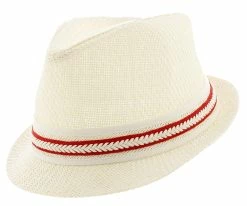 Brand new ๐ Starboard - Tropical Trends LS208 Paper Braid Straw Fedora Hat W/ Anchor Button Hat Pin Men โค๏ธ 43 Starboard - Tropical Trends LS208 Paper Braid Straw Fedora Hat W/ Anchor Button Hat Pin Men