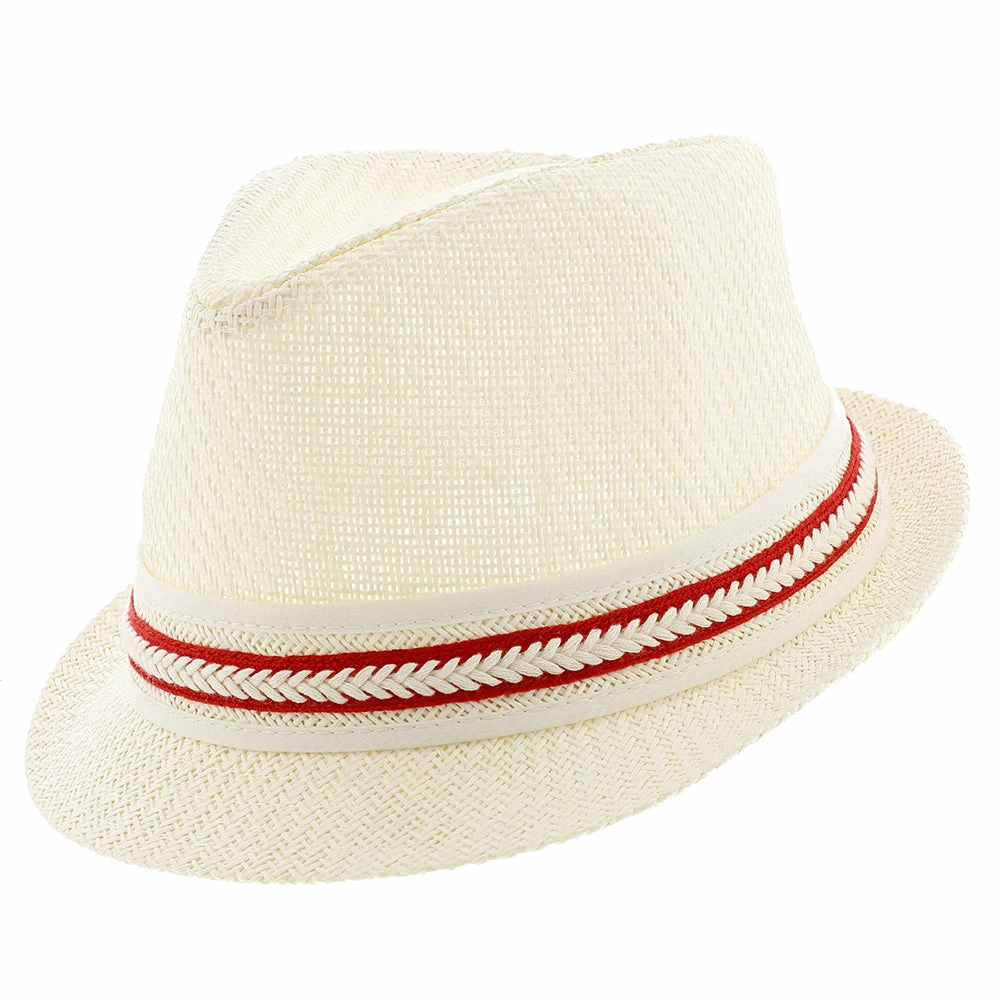 Brand new ๐ Starboard - Tropical Trends LS208 Paper Braid Straw Fedora Hat W/ Anchor Button Hat Pin Men โค๏ธ 4 Starboard - Tropical Trends LS208 Paper Braid Straw Fedora Hat W/ Anchor Button Hat Pin Men