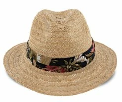 Men Maui - H-MR207 - Scala 100% Raffia Straw Safari Hat