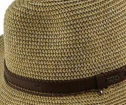 Men Hightide - Scala Tea Toyo Straw Blend Outback Hat