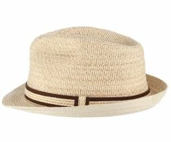 Men Laid Back - Dorfman Pacific Burnt Paper Braid Fedora