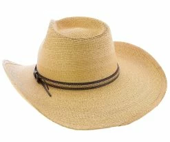 Sawmill - Stetson Palm Straw Western Hat - OSSMIL Men