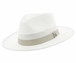 Men Max - Stacy Adams Poly Braid Fedora Hat