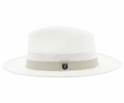 Men Max - Stacy Adams Poly Braid Fedora Hat