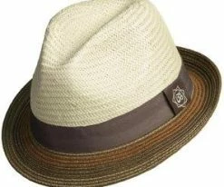 Men Holistic - Santana Tan Toyo Straw Fedora Hat