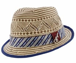 Men Degree Previous Season Colors - Santana 100% Toyo Straw Fedora Hat