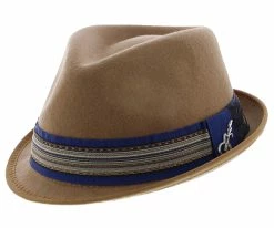 Stage - Santana Guitar Pin Wool Felt Fedora Hat