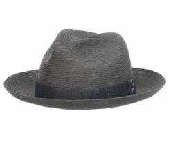 Avant Garde - Santana Natural Hemp Braid Straw Fedora Hat Men