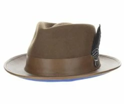 Provo - Stacy Adams Wool Felt Fedora Hat Men