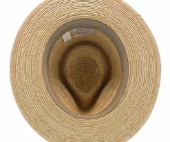 Sunbody Oak Colored Tear Drop - Natural Hand Woven Guatemalan Palm Hat