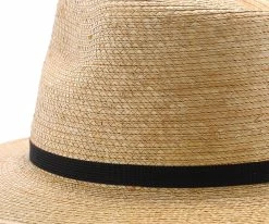 Sunbody Oak Colored Tear Drop - Natural Hand Woven Guatemalan Palm Hat