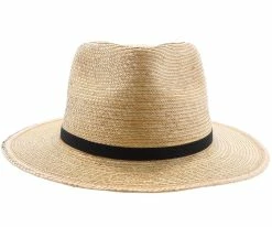 Sunbody Oak Colored Tear Drop - Natural Hand Woven Guatemalan Palm Hat