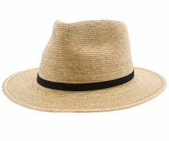 Sunbody Oak Colored Tear Drop - Natural Hand Woven Guatemalan Palm Hat