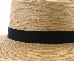 Sunbody Men Oak Bolero - Natural Hand Woven Guatemalan Palm Hat