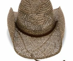 Maya - Dorfman Pacific Natural Crocheted Seagrass Western Hat