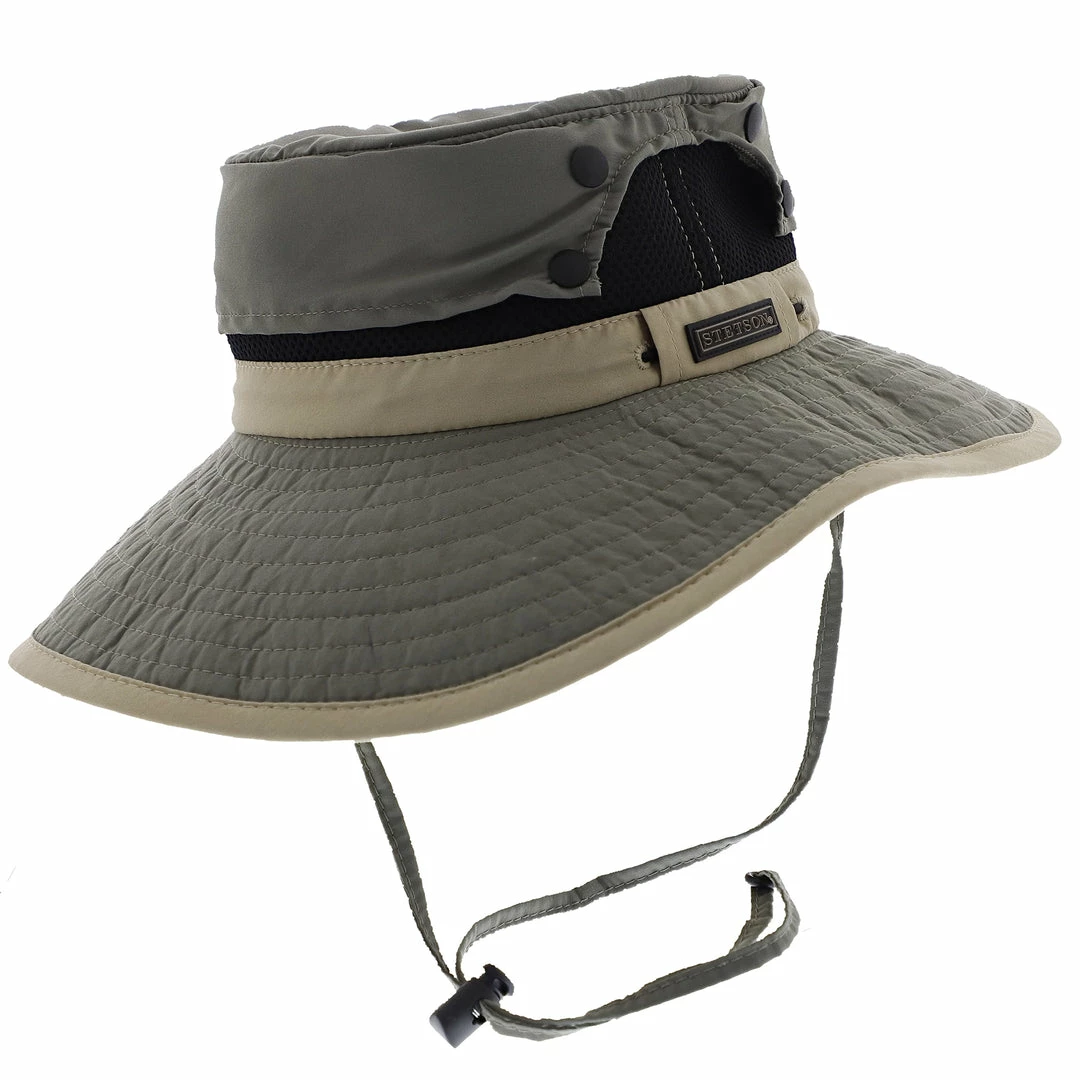 Flash Sale ๐ Men Defender - Stetson No Fly Zone HyperKewl Nylon Boonie Bucket Hat โ 1 Men Defender - Stetson No Fly Zone HyperKewl Nylon Boonie Bucket Hat