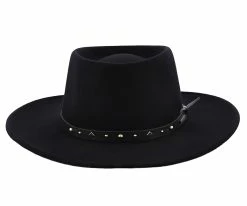 Black Hawk - Stetson Felt Gambler Hat - SWBKHK Men