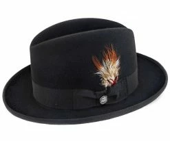 Men Homburg - Stetson Fur Felt Homburg Hat - TFHOMBB