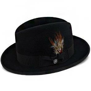 Deals ๐งจ Men Homburg - Stetson Fur Felt Homburg Hat - TFHOMBB ๐ 1 Men Homburg - Stetson Fur Felt Homburg Hat - TFHOMBB