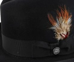 Deals ๐งจ Men Homburg - Stetson Fur Felt Homburg Hat - TFHOMBB ๐ 20 Men Homburg - Stetson Fur Felt Homburg Hat - TFHOMBB