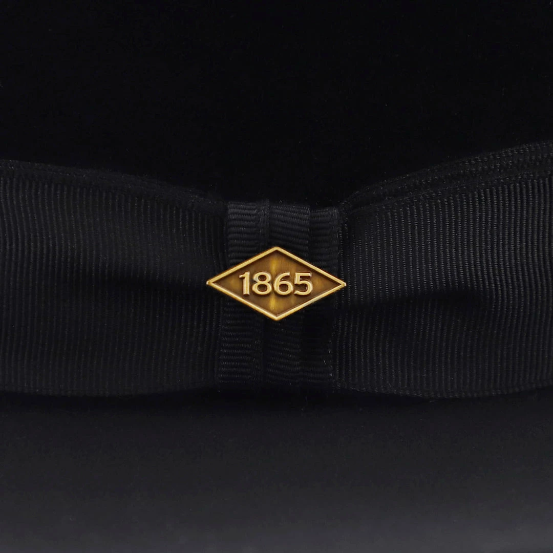 Brand new ๐ Men Obsidian - Stetson Beaver/Chinchilla Fur Felt Fedora Hat โ 7 Men Obsidian - Stetson Beaver/Chinchilla Fur Felt Fedora Hat