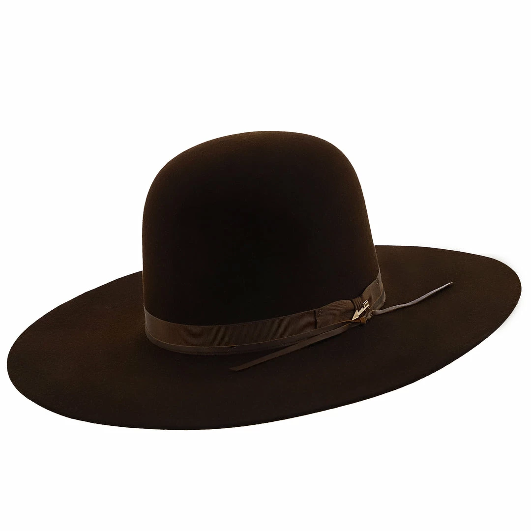 New ๐คฉ Smith - Stetson Fur Felt Open Crown Western Hat Men ๐ 1 Smith - Stetson Fur Felt Open Crown Western Hat Men