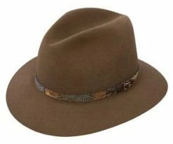 Weekender - Stetson Walnut Fur Felt Fedora Hat - TFWKDR