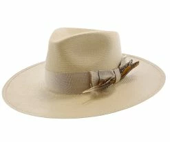 Atacama - Stetson Shantung Straw Fedora Hat Men