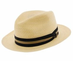 Bristol - Stetson Hemp Straw Fedora Hat