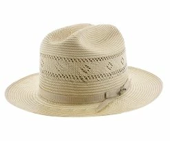 Open Road 2 - Stetson Shantung Straw Fedora Hat Men