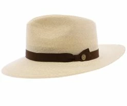 Sundowner - Stetson Hemp Braid Straw Fedora Hat - TSSDWN Men