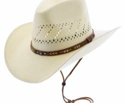 Men Santa Fe - Stetson Shantung Straw Cowboy Hat - TSSTFE