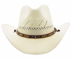 Men Santa Fe - Stetson Shantung Straw Cowboy Hat - TSSTFE