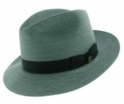 Tate - Stetson Hemp Braid Straw Fedora Hat - TSTATE Men