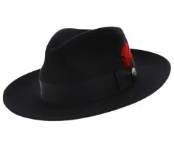 Men Gurnee - Stetson Crushable Wool Felt Fedora Hat