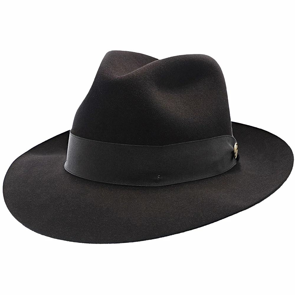 Flash Sale ⌛ Men Lucky Strike - Stetson Wool Felt Fedora Hat ❤️ 1 Men Lucky Strike - Stetson Wool Felt Fedora Hat