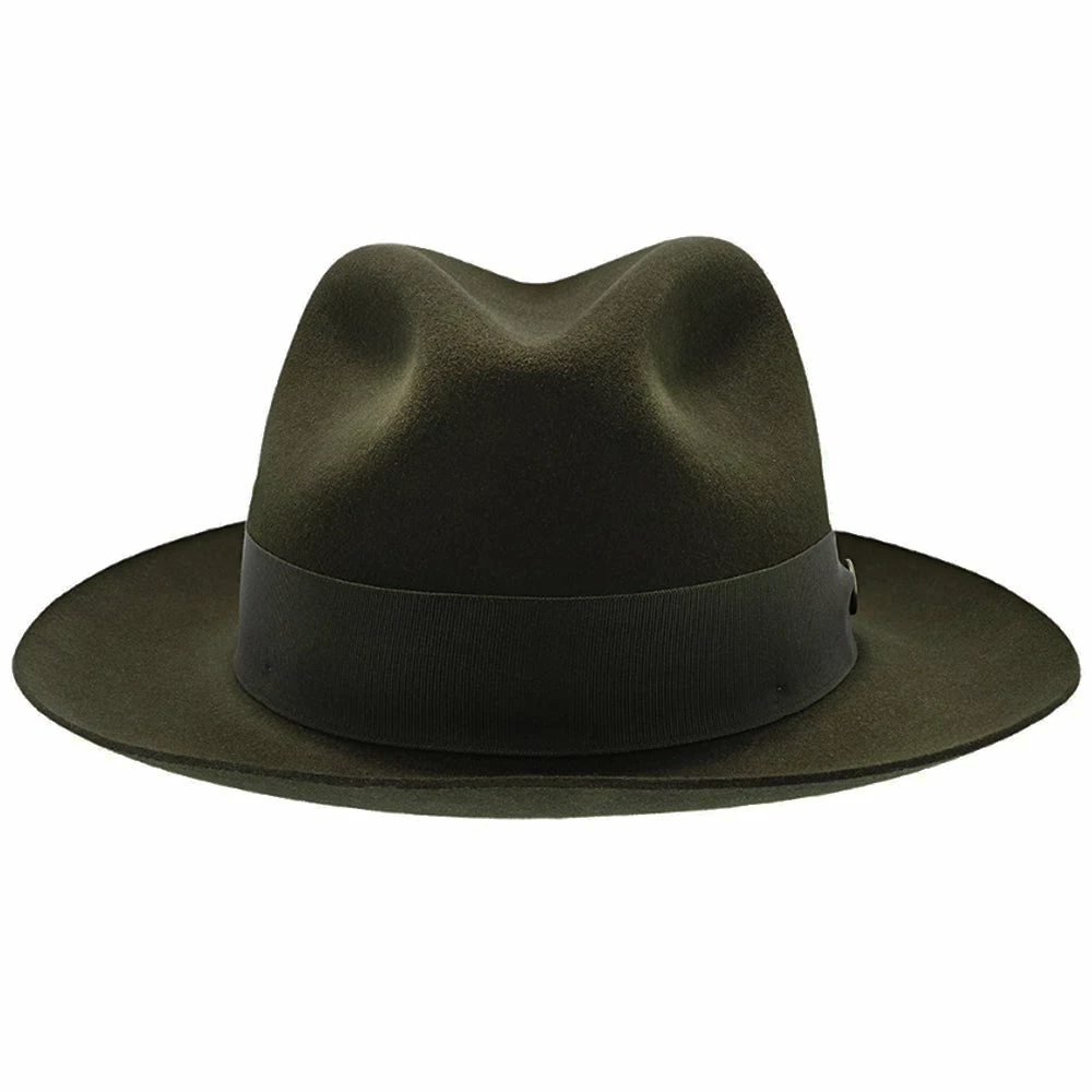 Flash Sale ⌛ Men Lucky Strike - Stetson Wool Felt Fedora Hat ❤️ 40 Men Lucky Strike - Stetson Wool Felt Fedora Hat