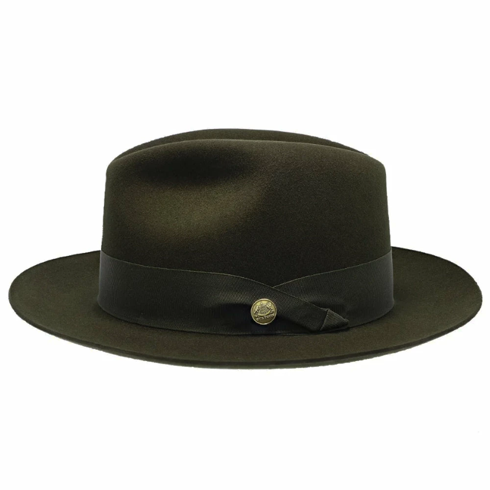 Flash Sale ⌛ Men Lucky Strike - Stetson Wool Felt Fedora Hat ❤️ 39 Men Lucky Strike - Stetson Wool Felt Fedora Hat