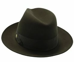 Flash Sale ⌛ Men Lucky Strike - Stetson Wool Felt Fedora Hat ❤️ 76 Men Lucky Strike - Stetson Wool Felt Fedora Hat