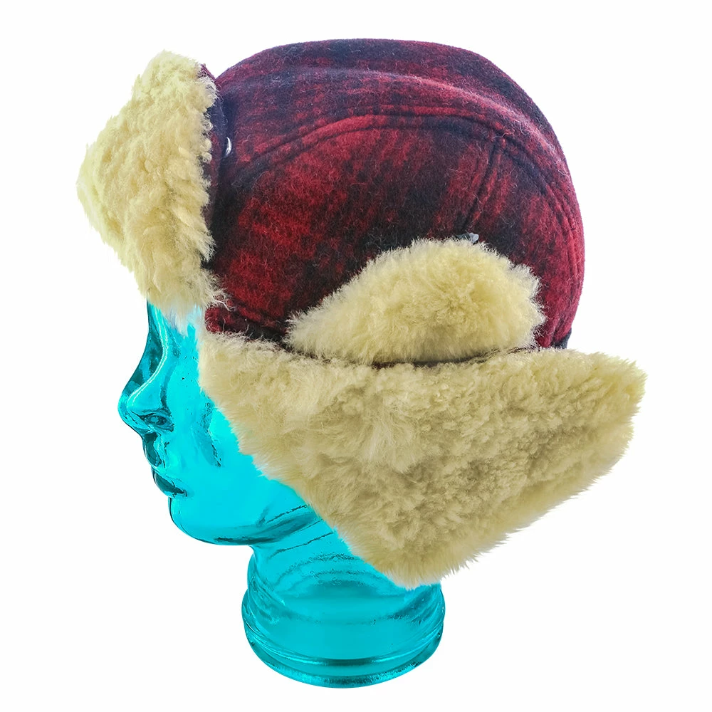 Promo โ Men Reykjavk - Woolrich W9416 Aviator Red & Black Plaid Wool Blend Trapper Hat ๐ฅฐ 18 Men Reykjavk - Woolrich W9416 Aviator Red & Black Plaid Wool Blend Trapper Hat